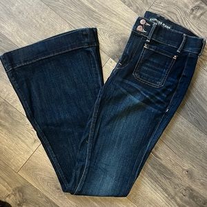 Express size 4 bell flare jeans